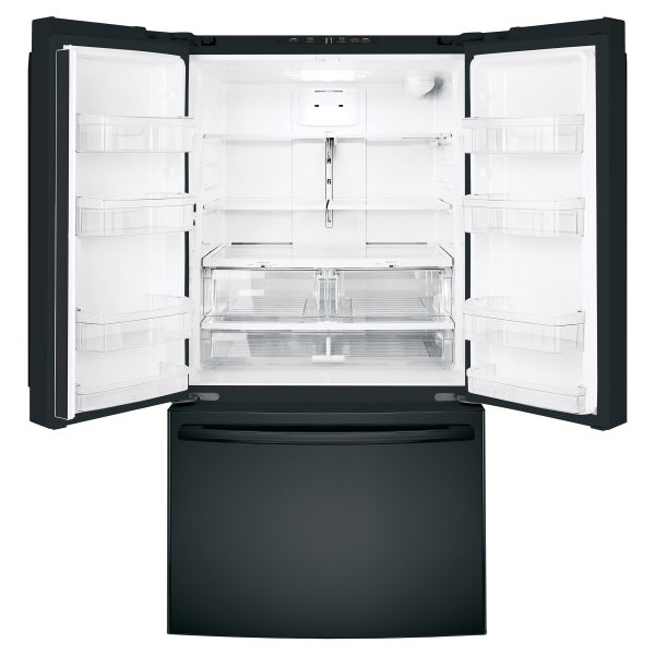 GE 27 cu ft French-Door Refrigerator with Internal Water Dispenser