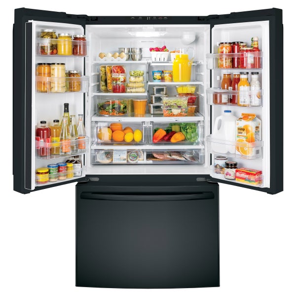 GE 27 cu ft French-Door Refrigerator with Internal Water Dispenser
