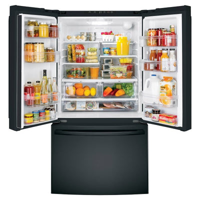 GE 27 cu ft French-Door Refrigerator with Internal Water Dispenser