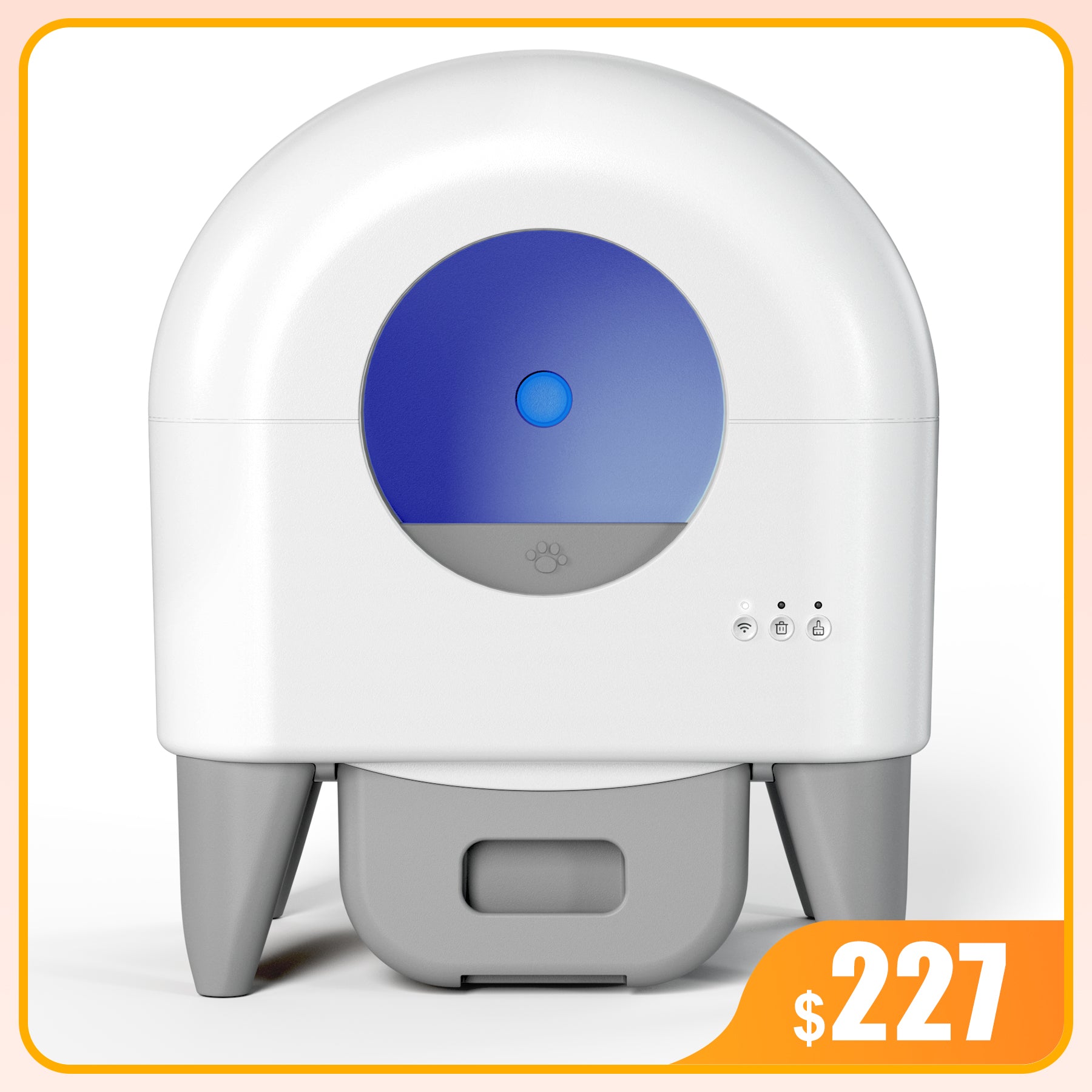 Cumrige M4 Smart Self-Cleaning Litter Box for Multi-Cat Homes, Odor Control