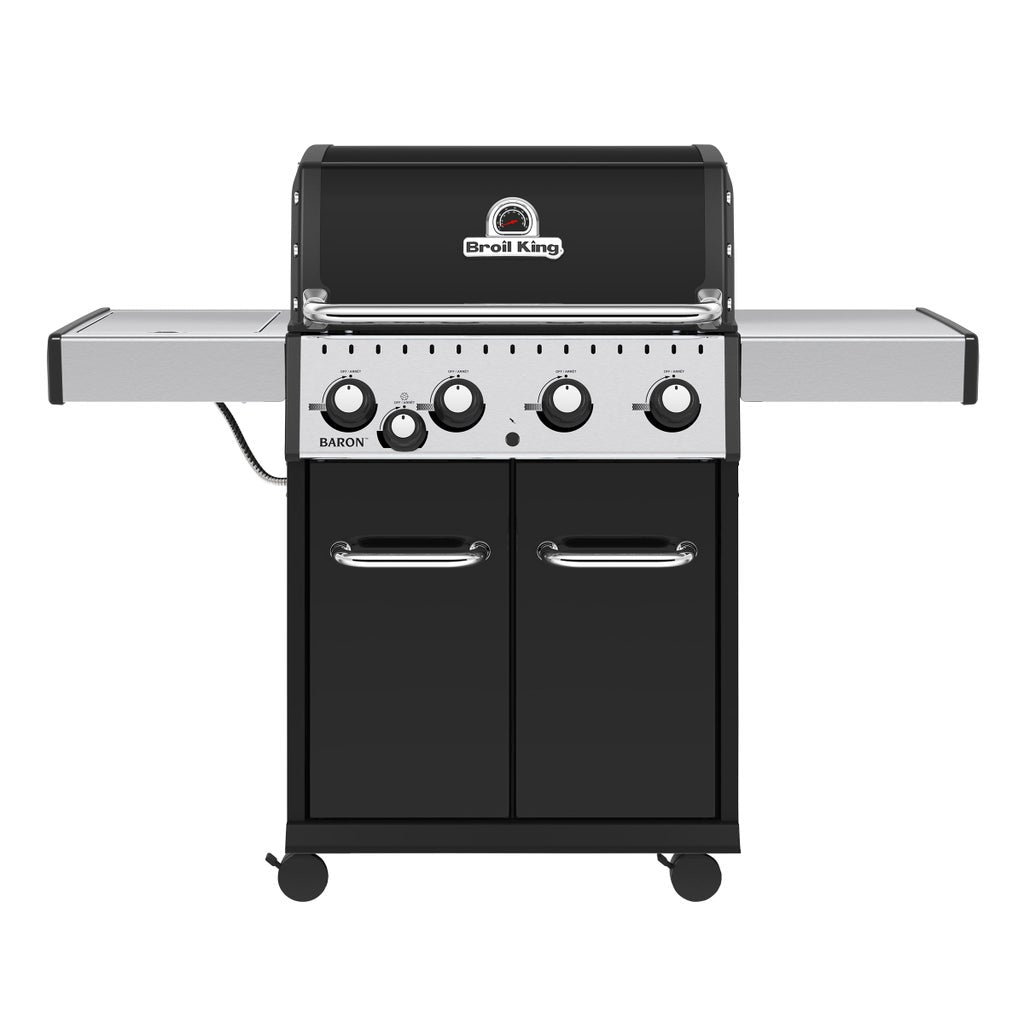 Broil King Baron 440C 4-Burner Gas Grill with Side Burner