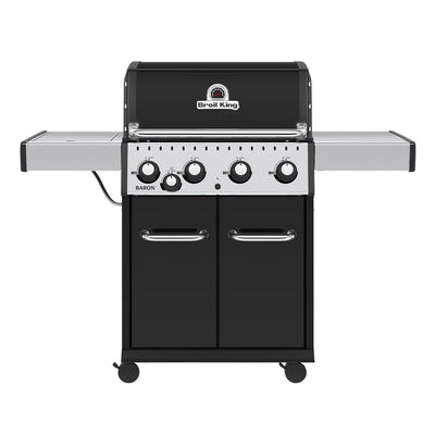 Broil King Baron 440C 4-Burner Gas Grill with Side Burner