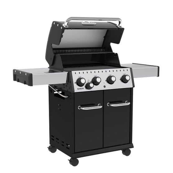Broil King Baron 440C 4-Burner Gas Grill with Side Burner