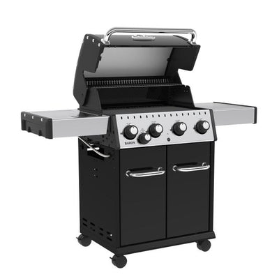 Broil King Baron 440C 4-Burner Gas Grill with Side Burner