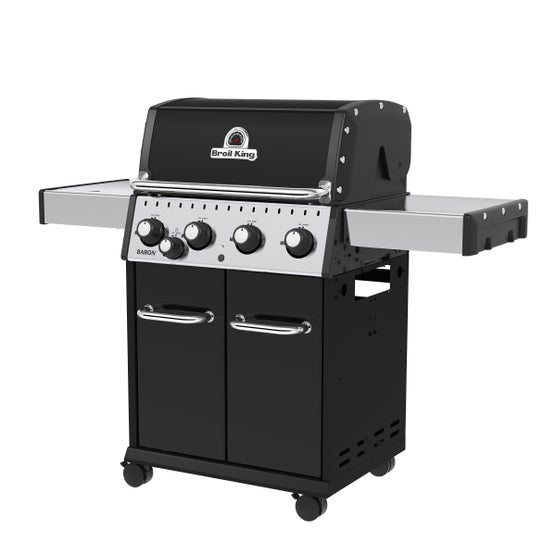 Broil King Baron 440C 4-Burner Gas Grill with Side Burner