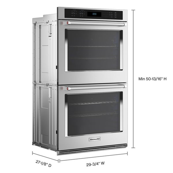 KitchenAid 5.0 cu ft Double Wall Oven with Air Fry