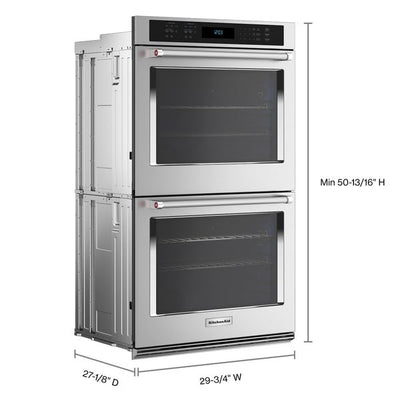 KitchenAid 5.0 cu ft Double Wall Oven with Air Fry
