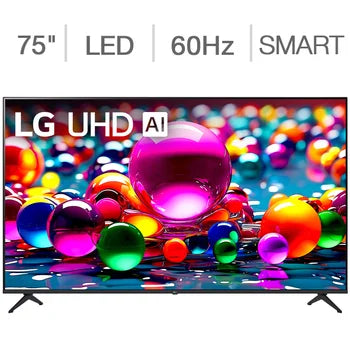 LG 75-inch UA7700 4K UHD Smart TV with Dolby Atmos