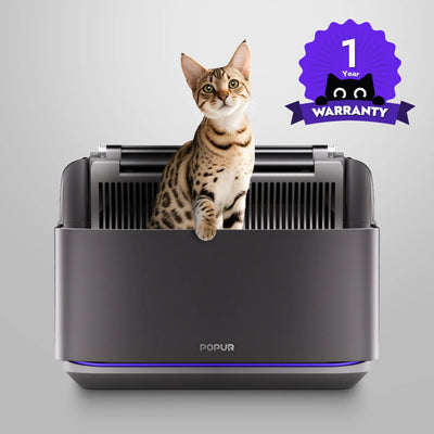 Popur S7 Automatic Self-Cleaning Litter Box, Smart Cat Waste Management System