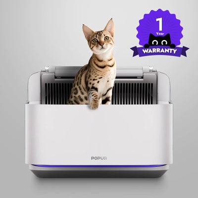 Popur S7 Automatic Self-Cleaning Litter Box, Smart Cat Waste Management System
